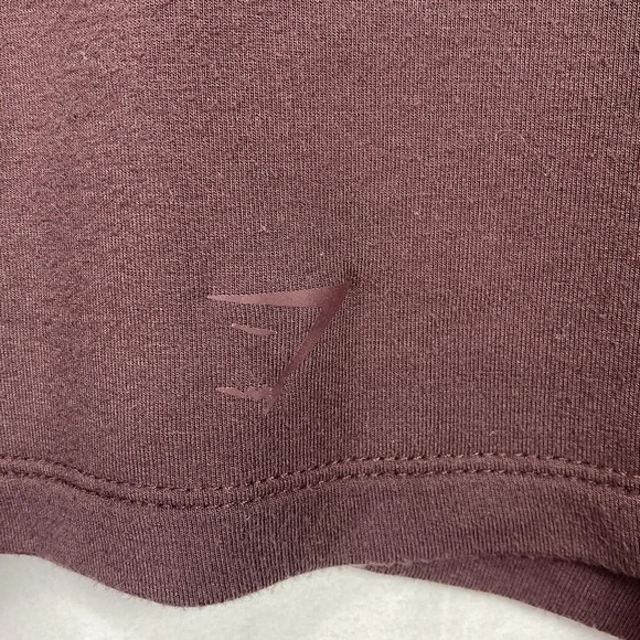 Gymshark Whitney Simmons Plum/Brown Colored Small Cropped Hooded Sweatshirt. - Picture 6 of 14